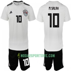 Koszulka Egipt M. Salah 10 Dziecięcy Mistrzostwa Świata 2018 Wyjazdowe Stroje Piłkarskie